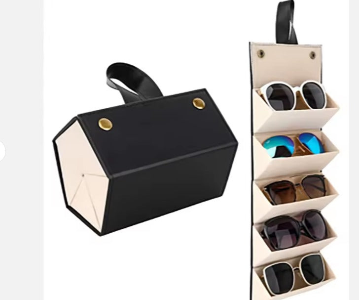 Portable multi-carry sunglass bag