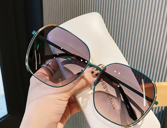UV Resistant  Metal Frame Sunglasses
